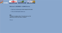 Desktop Screenshot of geoweb.zamg.ac.at